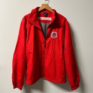 Stars and Stripes Honor Flight Wisconsin Full Zipper Windbreaker- Medium